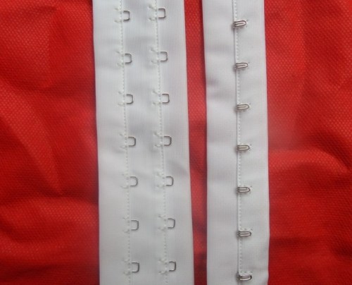 Uncut corset hook and eye tape