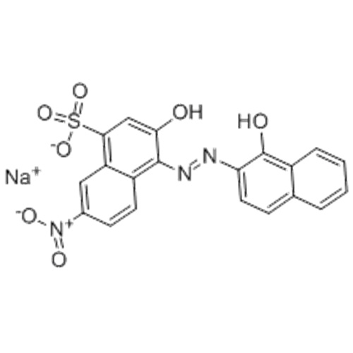 Namn: 1-naftalensulfonsyra, 3-hydroxi-4- [2- (l-hydroxi-2-naftalenyl) diazenyl] -7-nitro-, natriumsalt (1: 1) CAS 1787-61-7