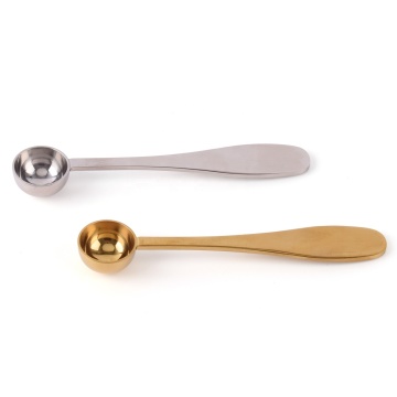 Multicolor Silver Gold 2.5ml Stainless Steel Matcha Spoon