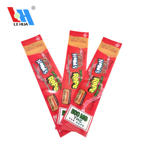 Easy Open Mylar Candy Gummy Flat Pouches