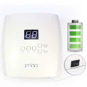 2600mAh Battery 48W Wireless LED Nail Dryer