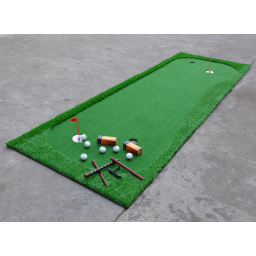 Tapete para putting green de 50x300cm con copa de acero inoxidable