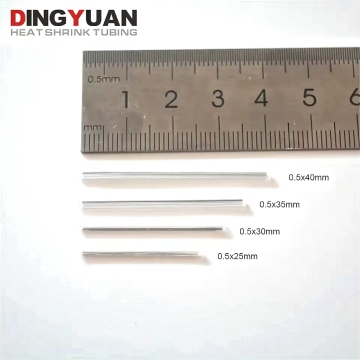 10mm 25mm Single Needle Micro Optical Fiber Fusion Splice Tubes - Heat Shrink Fiber Optic Protection Connectors
