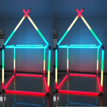 360 Degree DMX512 RGB Madrix 3D LED Tube