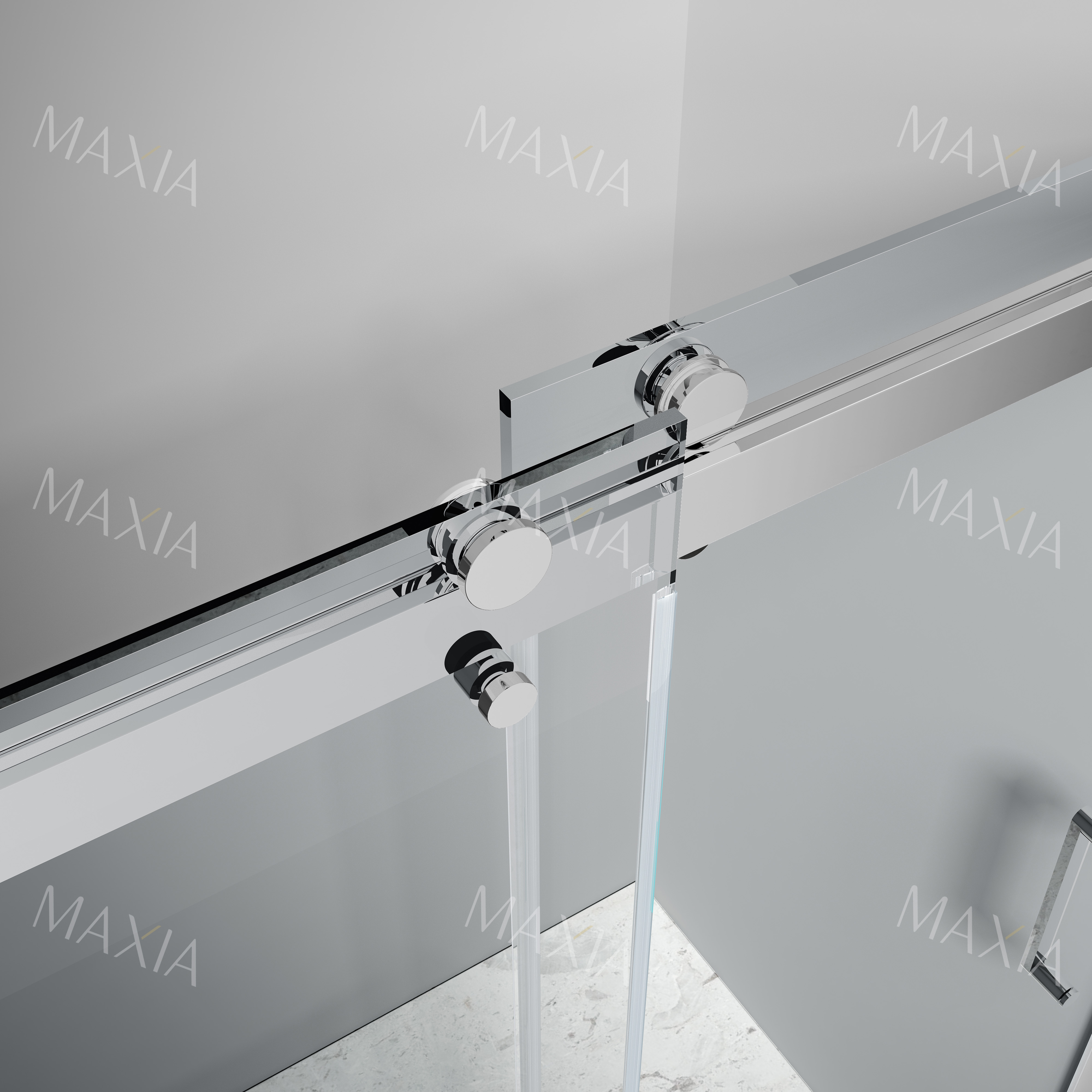 Золотая двойная подвижная душевая комната