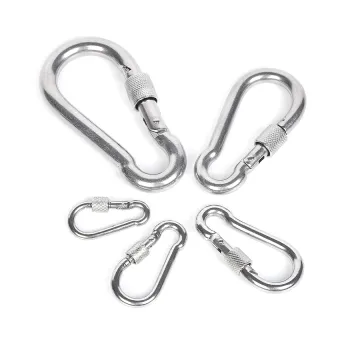 Stainless Steel Shackle With Female Spring Buckle