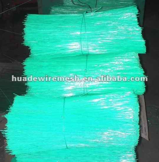 pvc coated straight tie wire