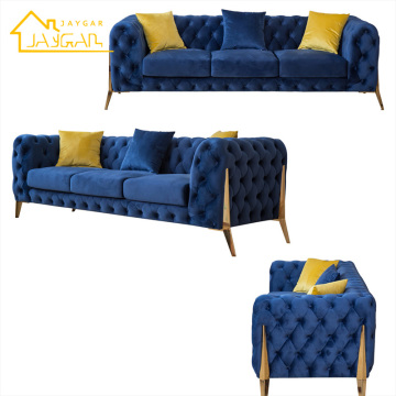 Contemporary Fabric 3-Piece Sectional Sofa for Living Room