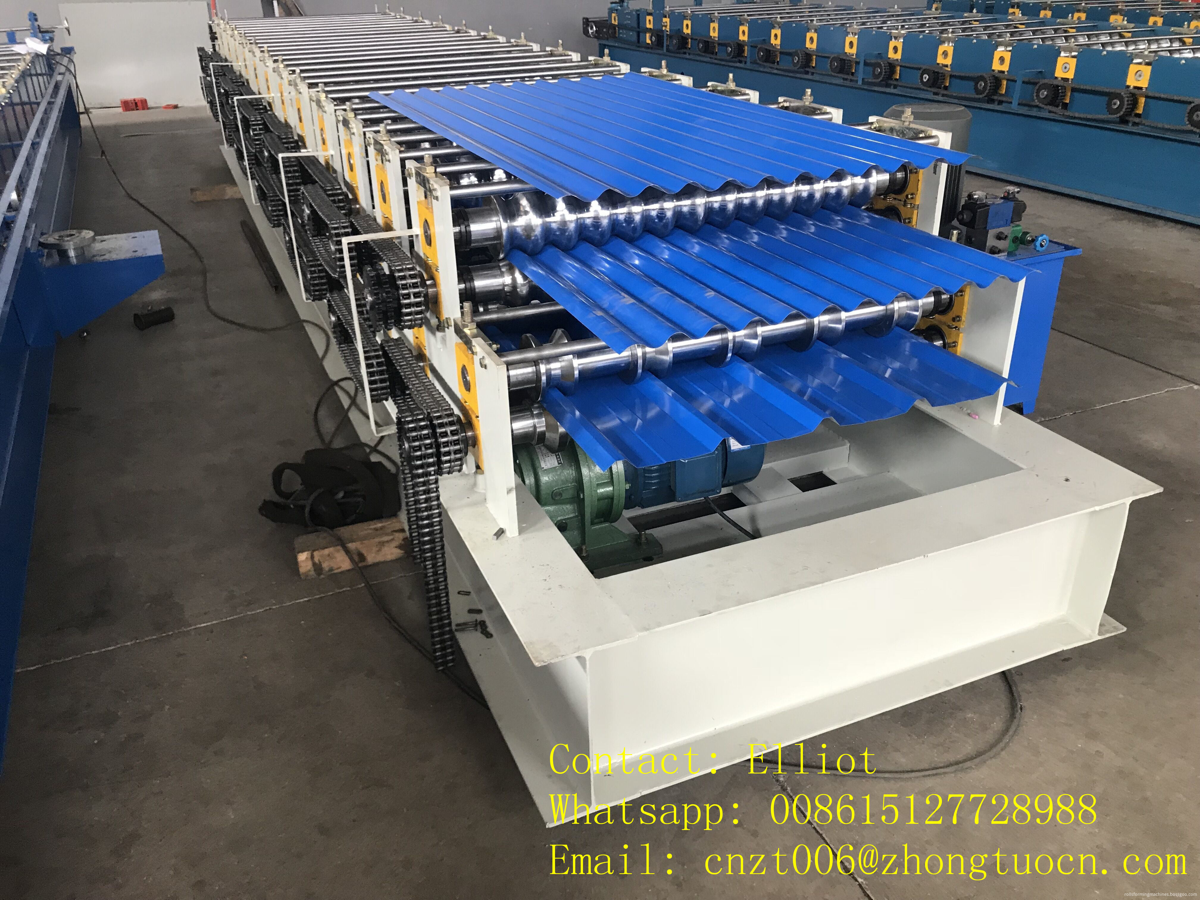 Double layer roofing tile machine (2) Double layer roofing tile machine (2)