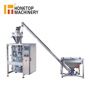 Mini -Pulververpackungsmaschine für Melassepulver mit Papier und Plastikverpackung und Wasseroberflächenwäsche