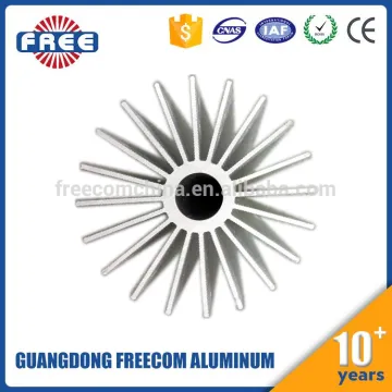 Customized aluminum hollow heat sink extrusion aluminum profile for LED light