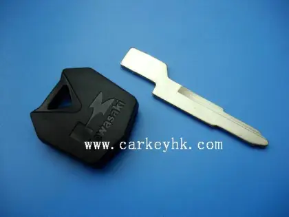Best price Kawasaki motorcycle key blank shell in black