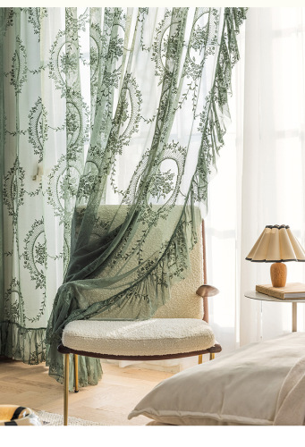 Γαλλική ανακούφιση Princess Princess Rococo Gauze Curtain