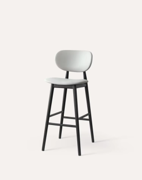 Luxury Modern Italian Wood Bar Chair