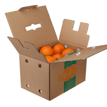 Wholesale Custom Vegetable Fruit Corrugated Kraft Packaging Boxes