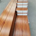 PU wood effect wall panels for exterior sandwich panel Industrial metal siding panels