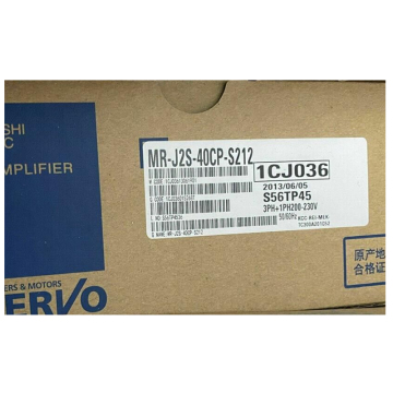 Mitsubishi MR-J2S-40CP-S212 CNC อะไหล่ CNC: ใหม่และหุ้นดั้งเดิม