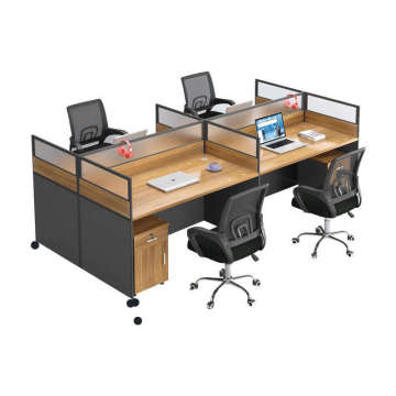 Modular Office Desk Combination for Independent Space and Screens