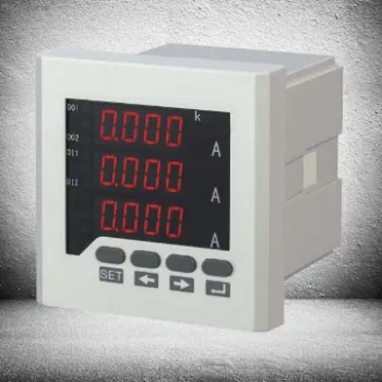 digital panel meter mount AC DC single phase current ampere meter