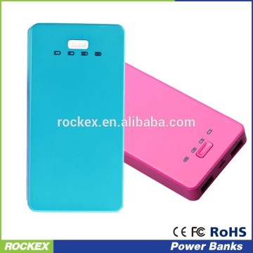 New design sucking disk holder Card power bank with led indicator