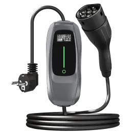 Portable EV Charger GBT Type 2 Low Price High Quality Electric Car Charging Station 7kw Current Adjustable
