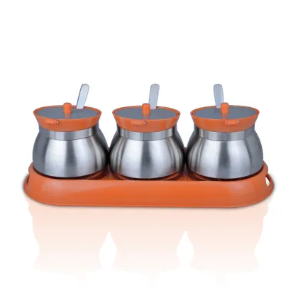 Colorful Seasoning Containers Spice Jar Spice Rack Condiment