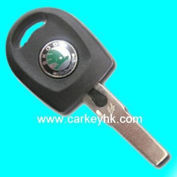SHOCK PRICE &Aftermarket Skoda transponder key with light ID48 chip for skoda superb