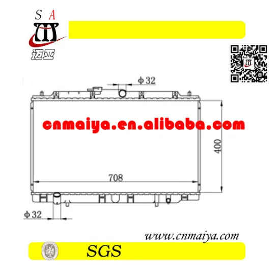 19010-PJE-A51 car parts for auto radiator