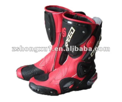 Motorcycle Boots B1001 Red