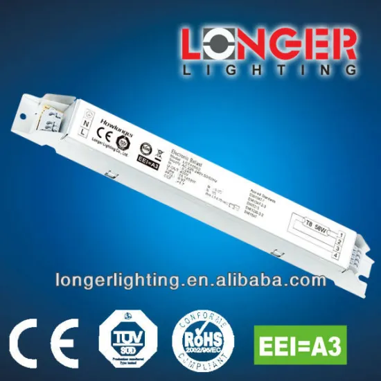 electronic T8 ballast power factor fluorescent ballast