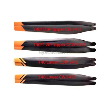 Propeller Accessories for Agras T40 and T20P Drones: R5413 Upper & R5415 Lower Blades in CW & CCW Rotation