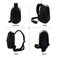 Hard Shell Hiking Travel Sling Backpack