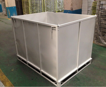 Metal Turnover Box for Warehouse Storage