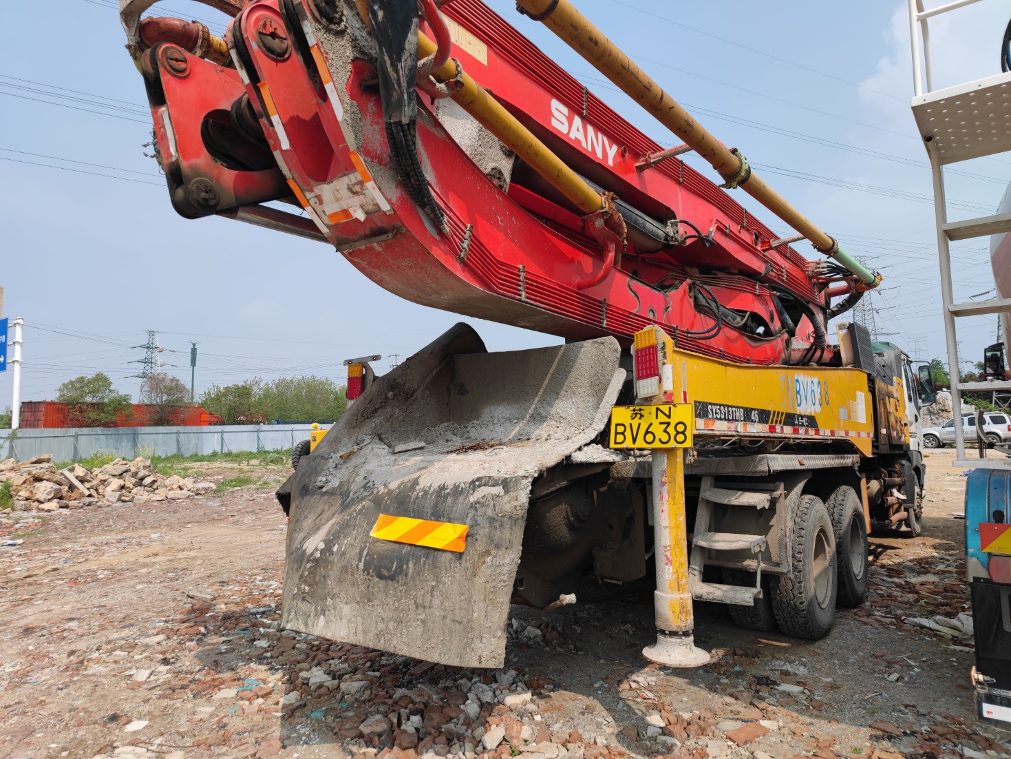 SANY used Truck Mounted Concrete Pump Boom