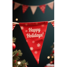 Personalized christmas garden flags