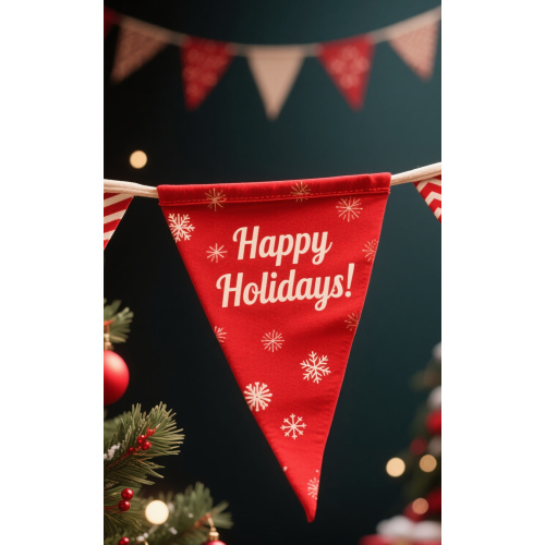 Banderas de jardín de Navidad personalizadas