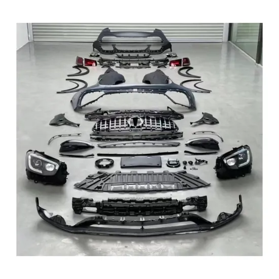 Mercedes-Benz GLC X253 (2016-2019) to 2021 Model Front and Rear Bumpers, Grille, Headlights, and Taillights