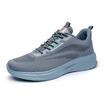 Factory Wholesale Men's Casual Mesh Leather Running Shoes