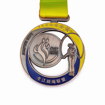 Custom enamel bronze marathon finisher medals