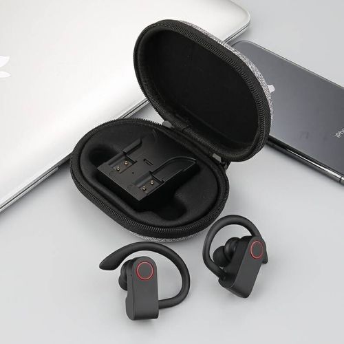 TWS Bluetooth Earhook Headset mit Ladekoffer