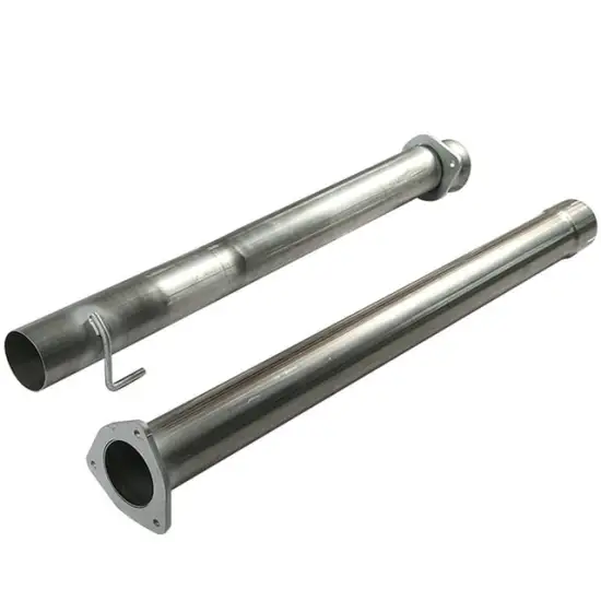 4 Inch Exhaust Pipe Kits for Ford F250 F350 Super Duty 2011-2017 6.7L Diesel - Straight Tube Piping