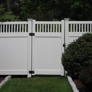 Affordable PVC Fence Main Double Gate Designs for Privacy