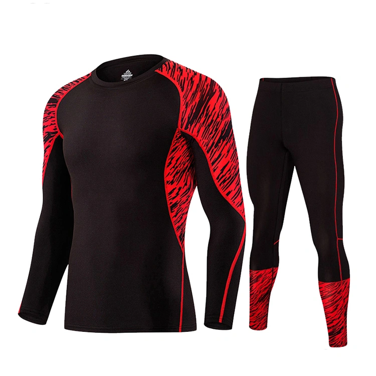 REALLION - Set: Long-Sleeve Sport T-Shirt + Legging Inset Sport Shorts