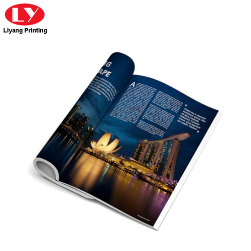 Colorful fasion magazine printing service