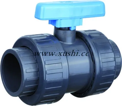 PVC Double union ball valve