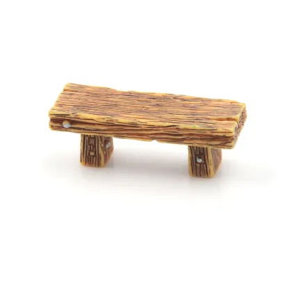 Benches Miniature Ornaments Fairy Garden Bonsai Decor Dollhouse Accessory Chair Stool Fairy Garden Miniatures Decor 3Pcs
