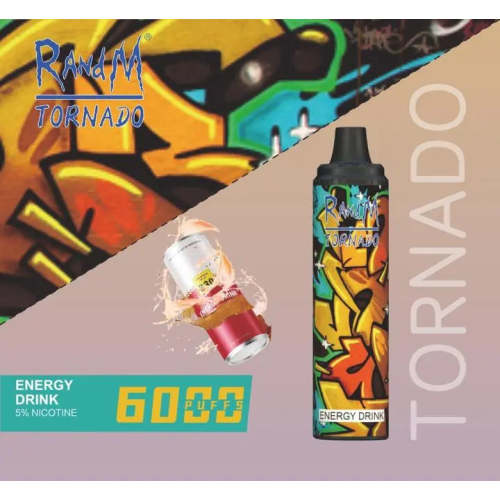 Dispositivo original de vape Randm Tornado al por mayor 6000