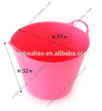 clear gallon bucket