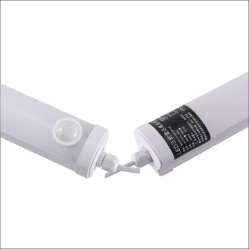 INDUZIONE LED TRI -AFROUT LIGHT TUBI - Luci da garage per magazzini impermeabili con rilevamento radar a microonde a infrarossi