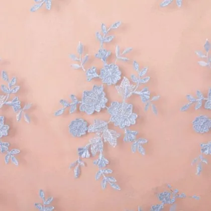 embroidered tulle lace fabric/bridal veils/ full dress/ stage dress fabric